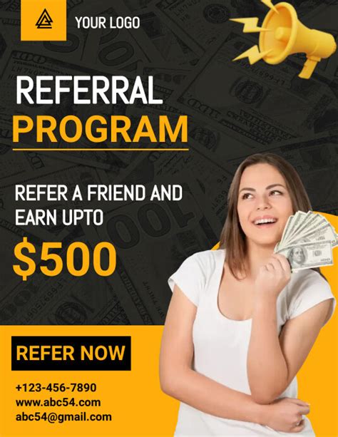 referral program flyer|310+ Free Templates for 'Referral program flyers' .